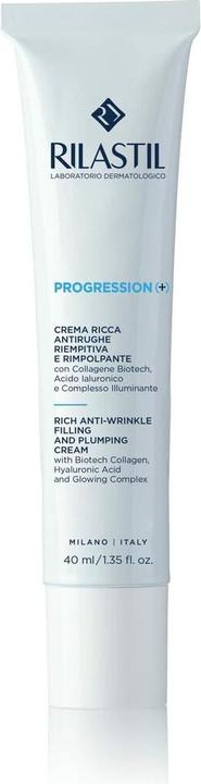 Produktbild Rilastil Progression Plus Rich Anti-Wrinkle Cream with Collagen and Hyaluronic Acid 40ml (40 ml)