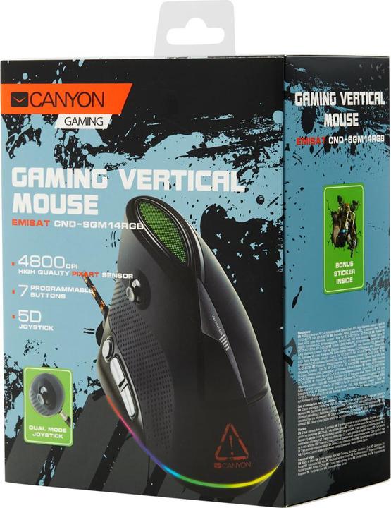 Actual product image Canyon Mysz Emisat GM-14 (CND-SGM14RGB) (Cable)