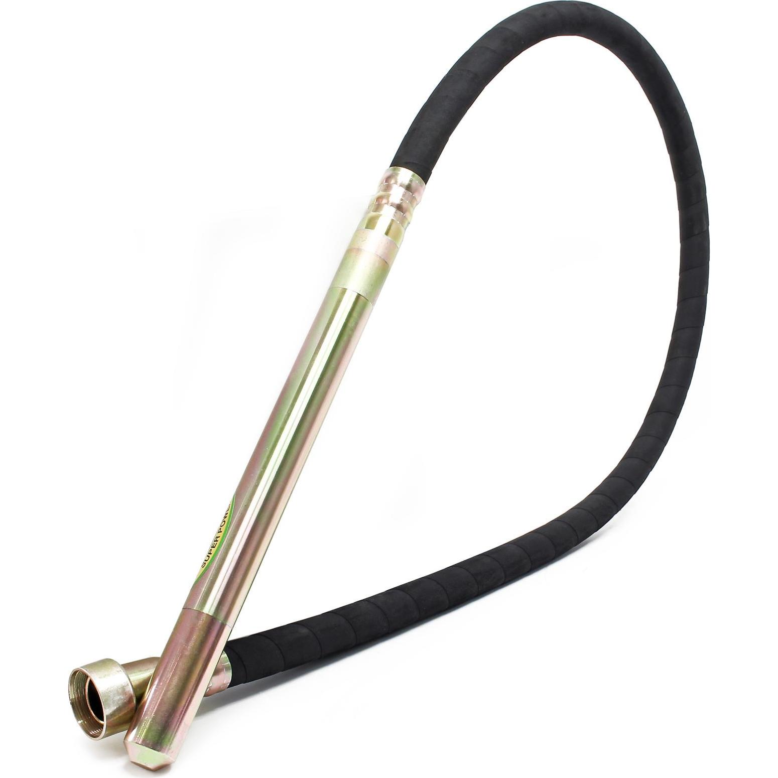 Wiltec, Rührwerk + Mörtelrührer, Rüttelflasche Ø35mm 200cm flexible Welle Betonrüttler Innenrüttler Handrüttler