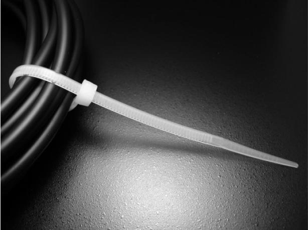 Image du produit Tecline Colliers de serrage, 150 x 3,6 mm, blanc, lot de 500 Pour lier et fixer des câbles (150 mm, 500 pcs)