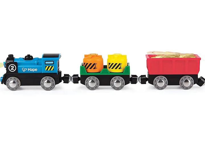 Immagine prodotto Hape Treno merci con trazione a batteria