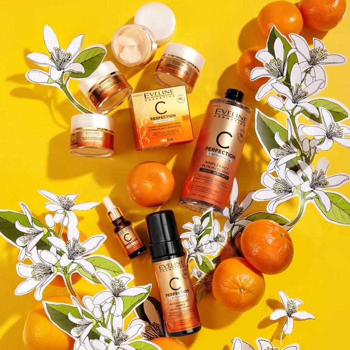 Actual product image Eveline C Perfection Strong Brightening Smoothing Cream 30+ Day/Night 50Ml (50 ml, Day cream, Night cream)