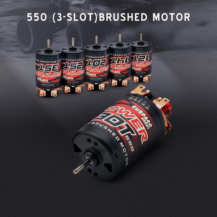 Immagine prodotto Surpass Hobby Motore spazzolato 550 3-slot 14T