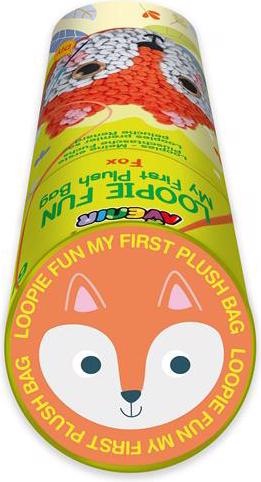 Actual product image Avenir Sewing kit plush bag fox