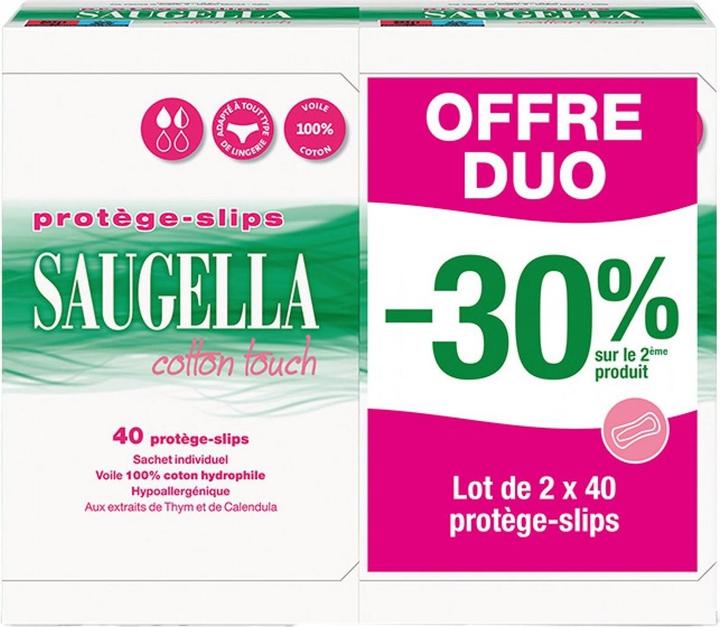Produktbild Saugella Baumwoll-Slip-Einlagen, 2er-Pack (2x)