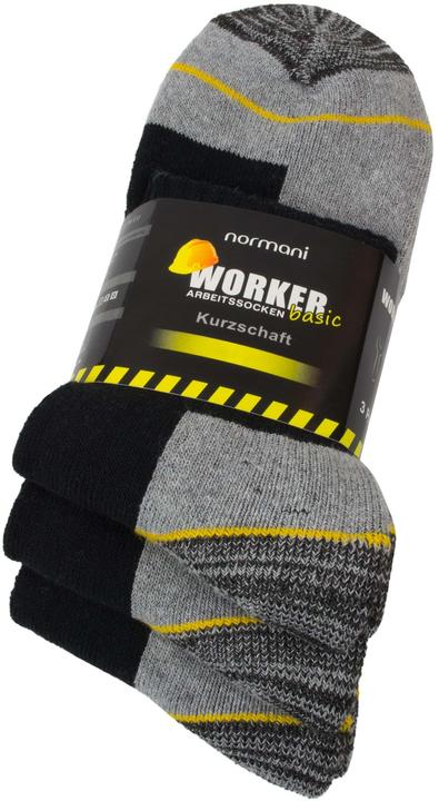 Produktbild Normani 6 Paar Kurzschaft-Arbeitssocken Work Short (6er Pack, 39 - 42)