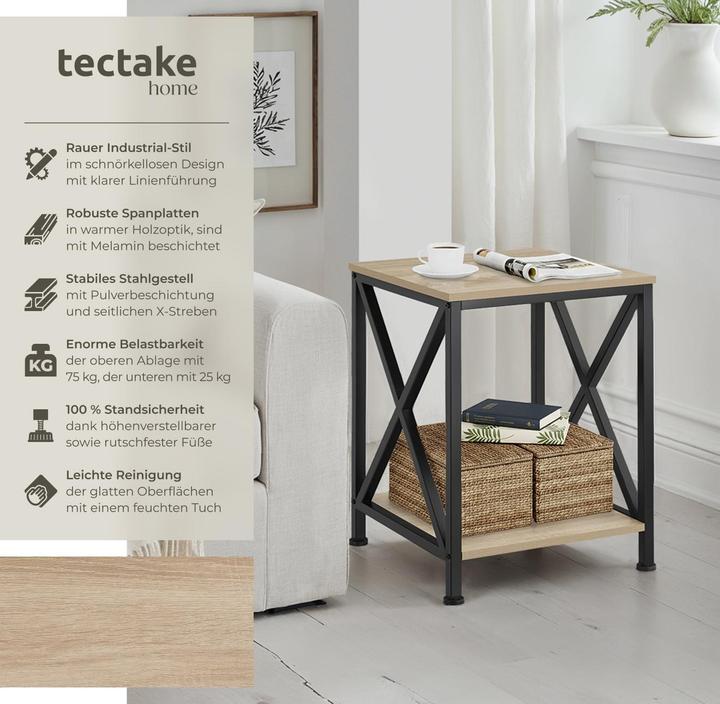 Image du produit tectake Table d’appoint Carlton