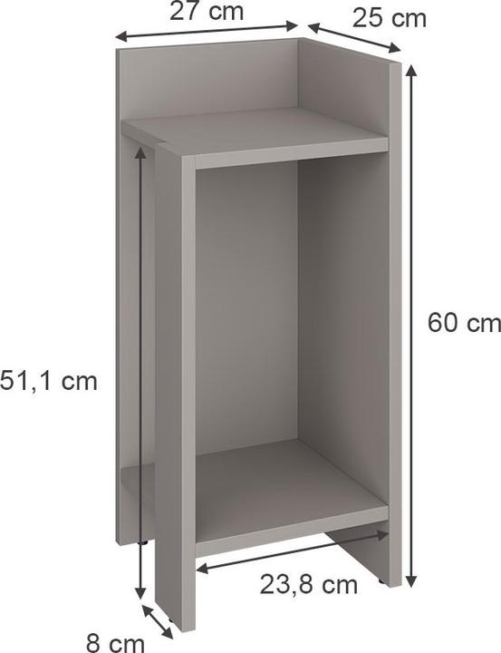 Actual product image Vicco Lenar (27 x 25 x 60 cm)