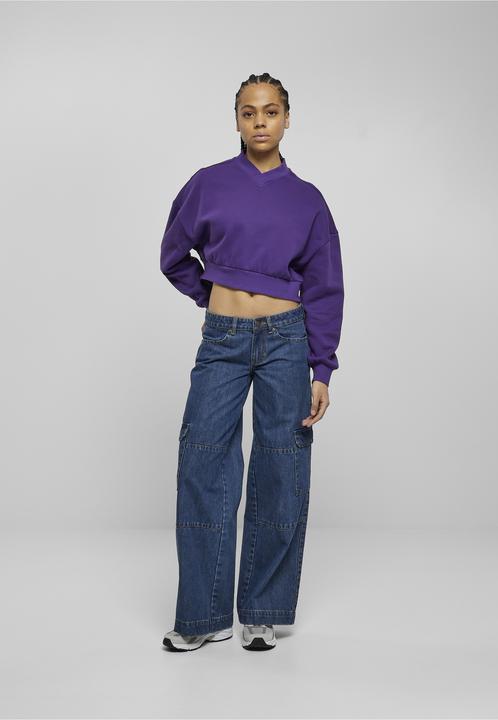 Produktbild Urban Classics Ladies Cropped V-Neck (XS)