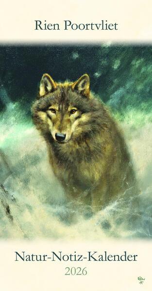 Actual product image Kosmos Rien Poortvliet Natur-Notiz-Kalender 2026 (18 x 34.5 cm)