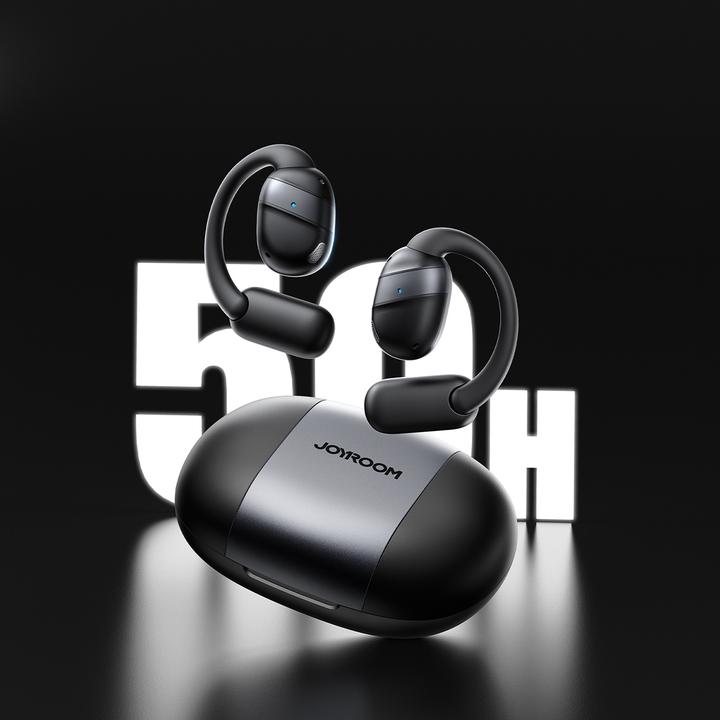 Actual product image Joyroom Openfree Open-Ear True Wireless Headphones - Black (12.50 h, Wireless)