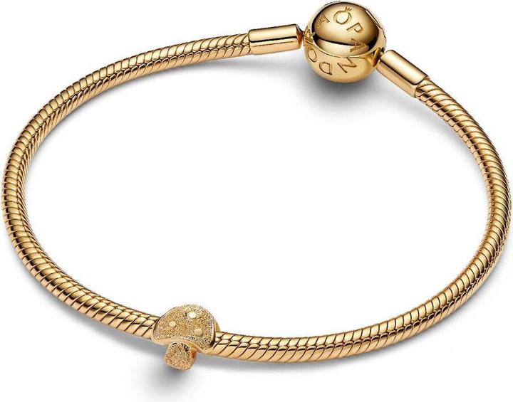 Image du produit Pandora Mini breloque champignon texturée (Acier inoxydable, Argent massif, Métal)