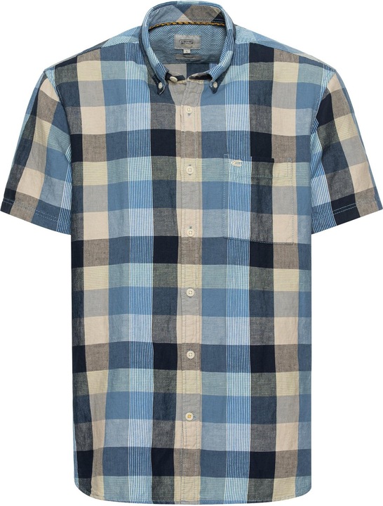 Image du produit Camel Active Chemise à carreaux en lin mélangé (M)