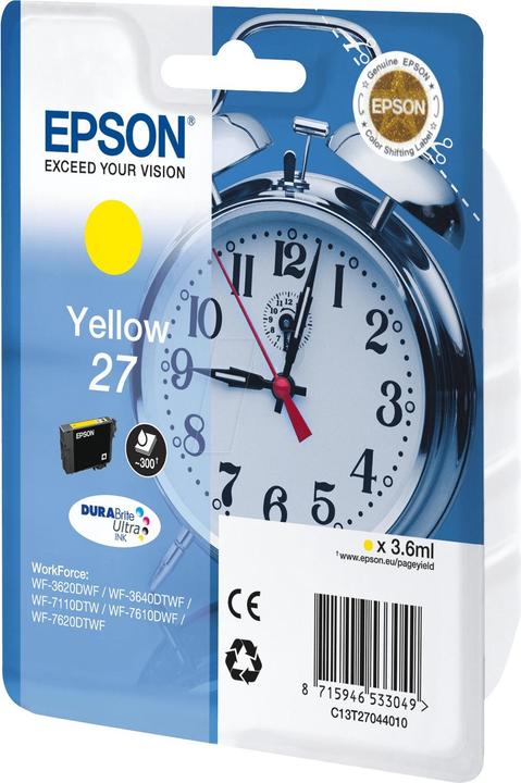 Produktbild Epson 27 DuraBrite Ultra (Y)