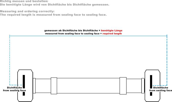 Actual product image XPOtool 500mm Flexible Hose DN13 3/4" UN (24.12mm) & 1/2" M (20.95mm) Stainless Steel EPDM Arm