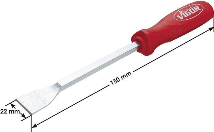 Productafbeelding Vigor Platte schraper V1213 150 mm
