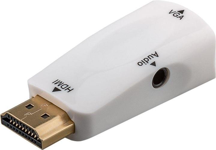 Actual product image Shiverpeaks 10-01001 HDMI A VGA / 3.5mm White Cable Interface / Adapter (VGA, 2.20 cm)