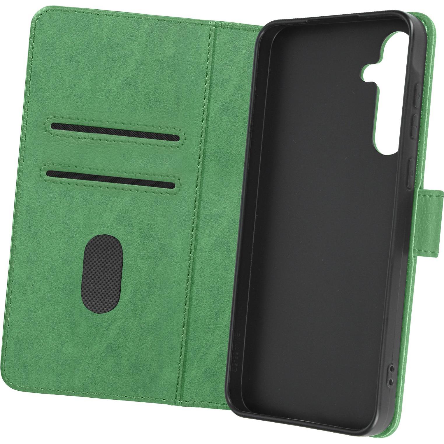 Avizar Chesterfield Wallet Cover Series (Samsung Galaxy A55), Smartphone Hülle, Grün