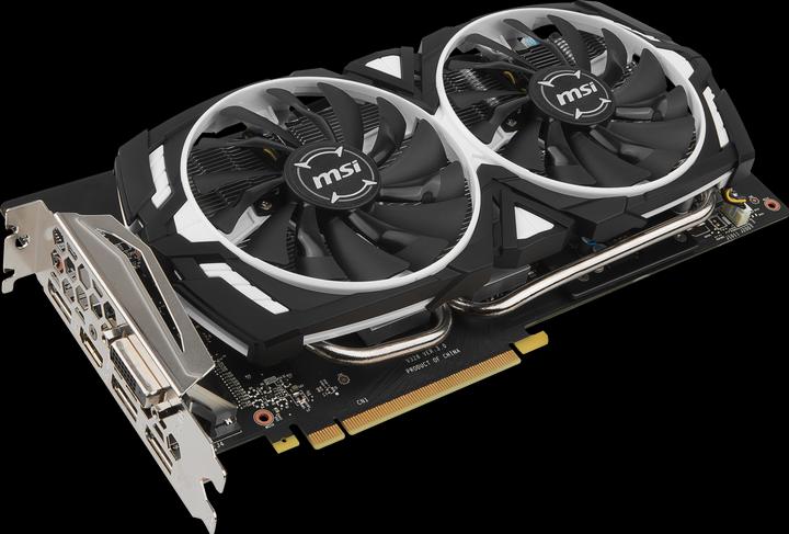 Actual product image MSI GeForce GTX 1060 ARMOR OCV1 (6 GB)