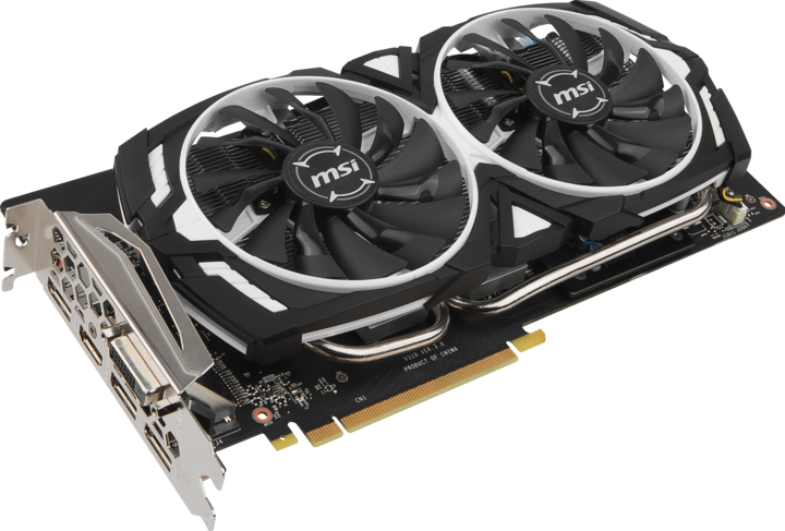 Produktbild MSI GeForce GTX 1060 ARMOR OCV1 (6 GB)
