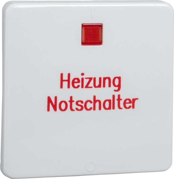 Produktbild Schneider Electric Wippe 2polig bedruckt Heizung 213224