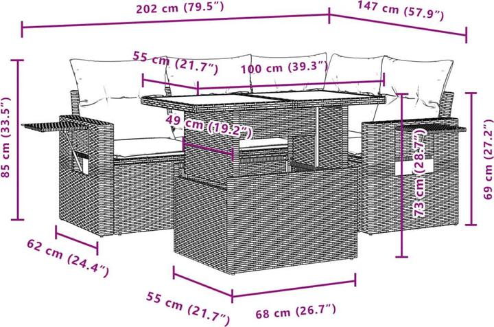 Produktbild vidaXL Jaden