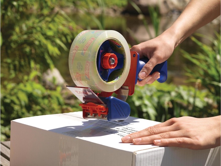 Produktbild tesa tesapack ECO & STRONG Paketband - Umweltschonendes Packband aus 100 % recyceltem Kunststoff (50 mm)