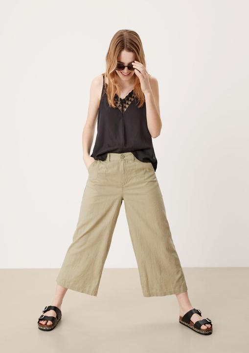 Produktbild s.Oliver Regular: Culotte aus Leinenmix (40)