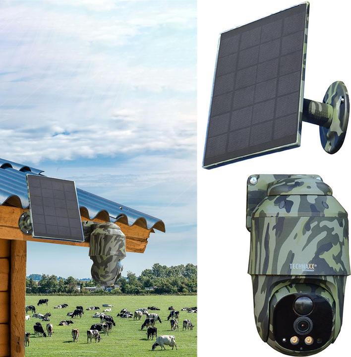 Produktbild Technaxx 4G PT Dome TX-290 mit Solarmodul (2560 x 1440 Pixels)