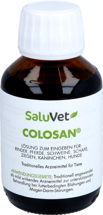 Produktbild Colosan Dr. Schaette Lösung bei futterbedingten Blähungen und Magen-Darm-Störungen für Rinder, Pferd (100 ml)