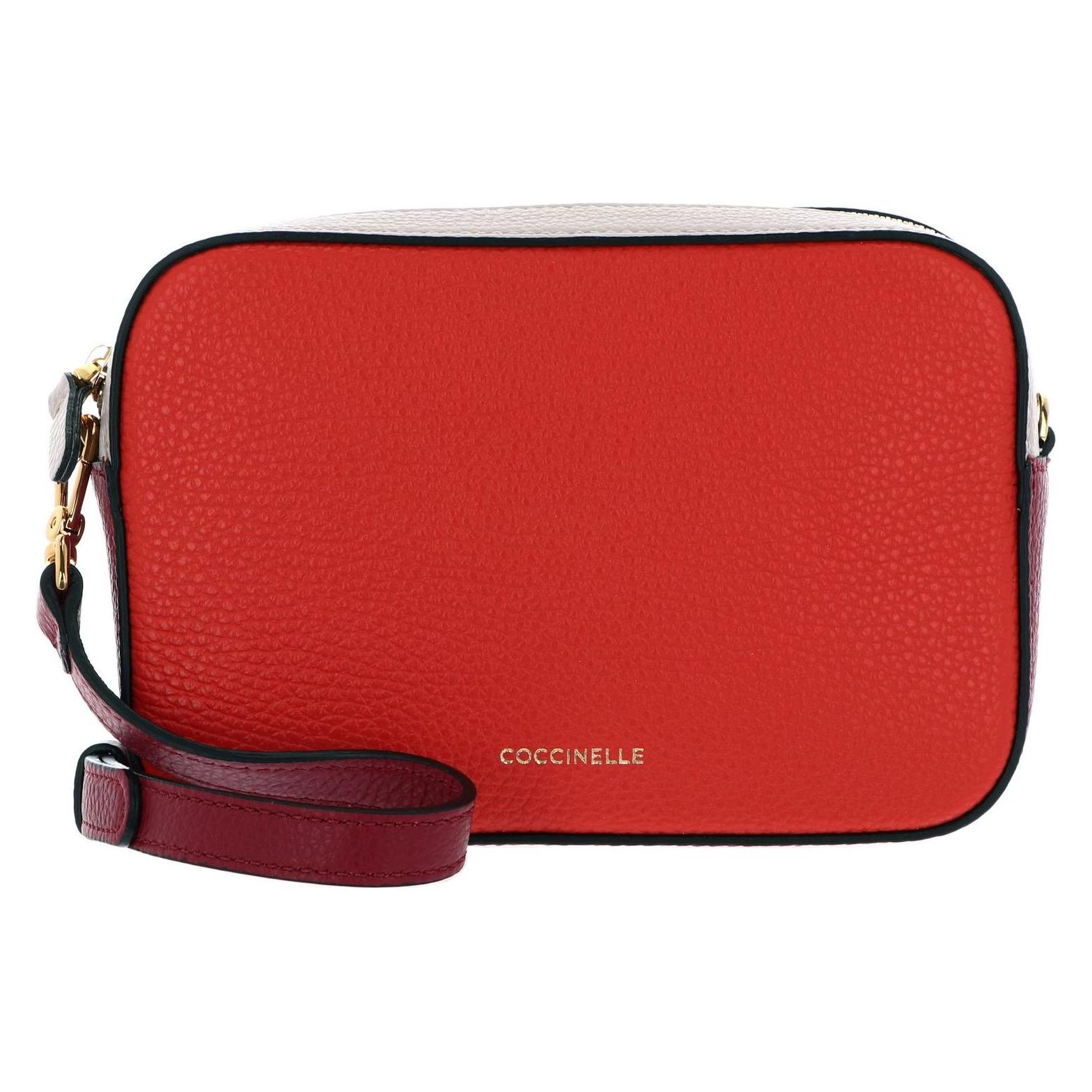 Coccinelle, Damen, Handtasche, Tebe Tricolor Mini Crossover Bag, Orange