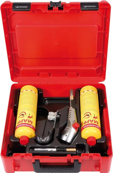 Rothenberger Hartlötgarnitur Super Fire 3 Hotboxincluding gas cartridges