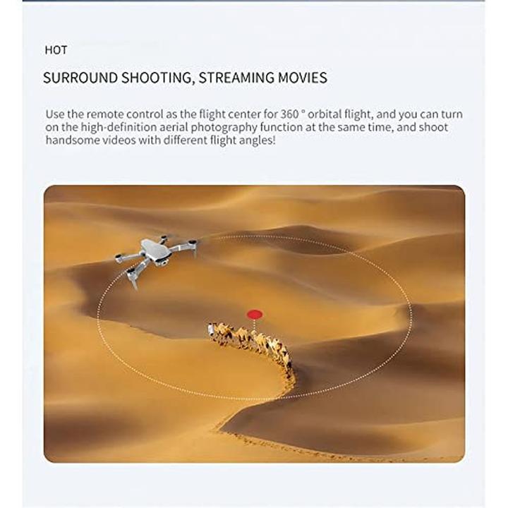 Produktbild Luxwallet Nocchi Vicky 4D - 30 KM/h - 230 Gram - 2.4Ghz WiFI Drone (300 meter) - Camera - Live Video + 2 Accu (230 g)