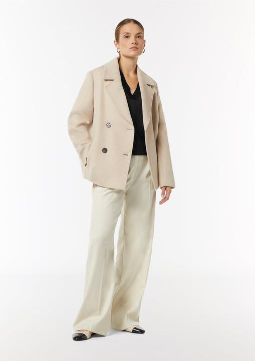 Immagine prodotto Comma Bluse Satin-Bluse mit Rippbündchen (36)