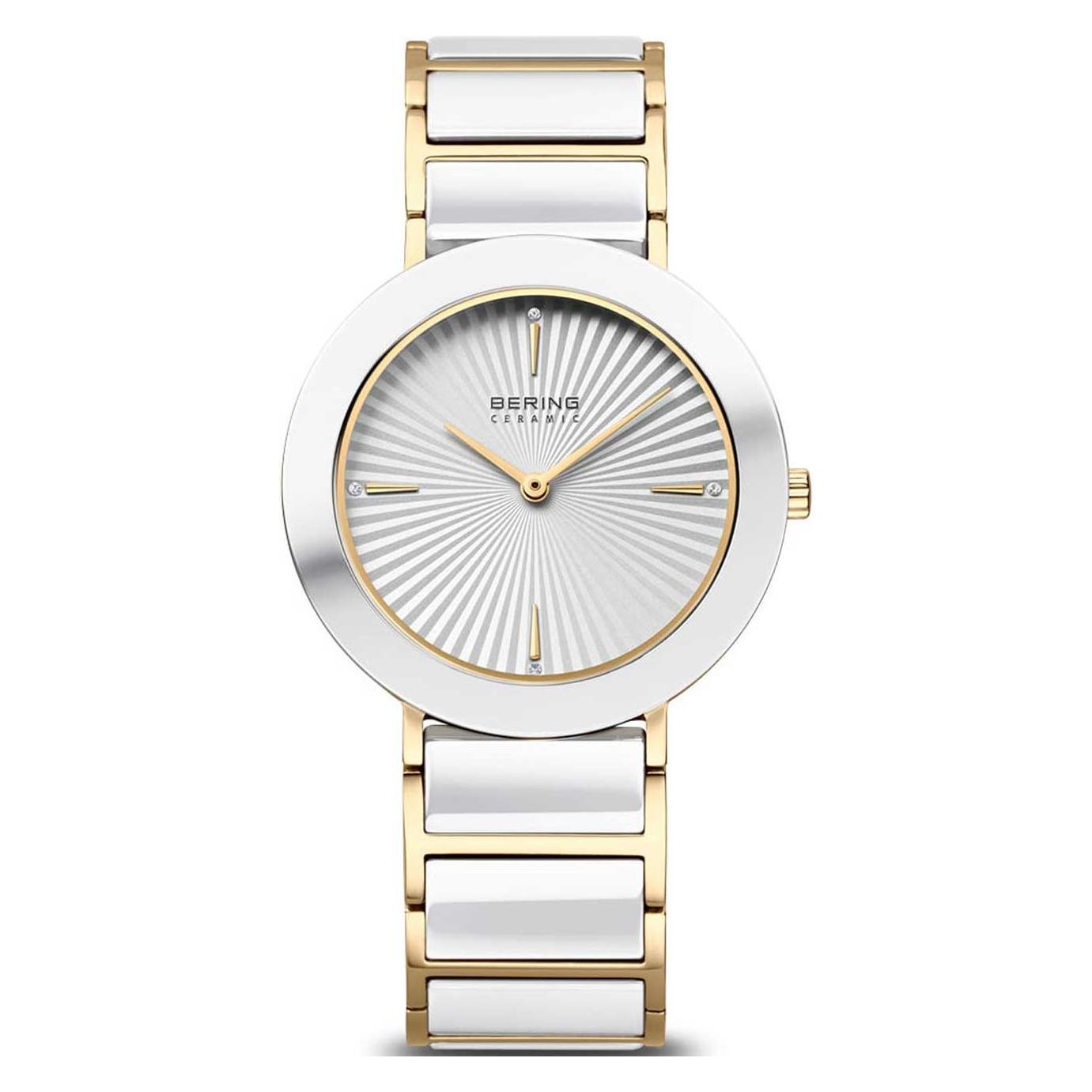 Bering, Armbanduhr, 11435-758, Gold, Weiss