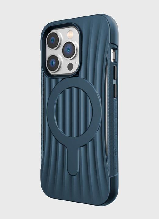 Actual product image X-Doria Raptic Clutch Case for iPhone 14 Pro with Blue MagSafe Cover (Apple iPhone 14 Pro)