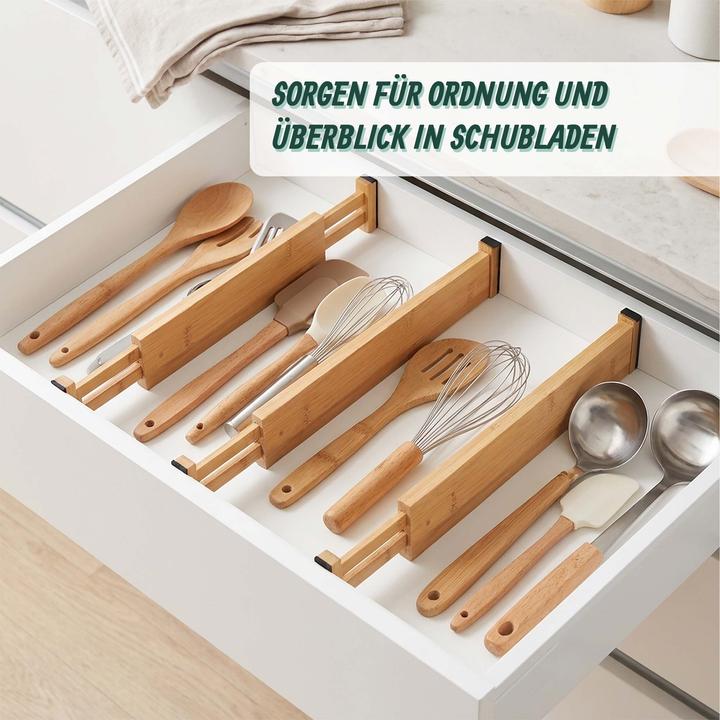 Produktbild Relaxdays 4x Schubladentrenner