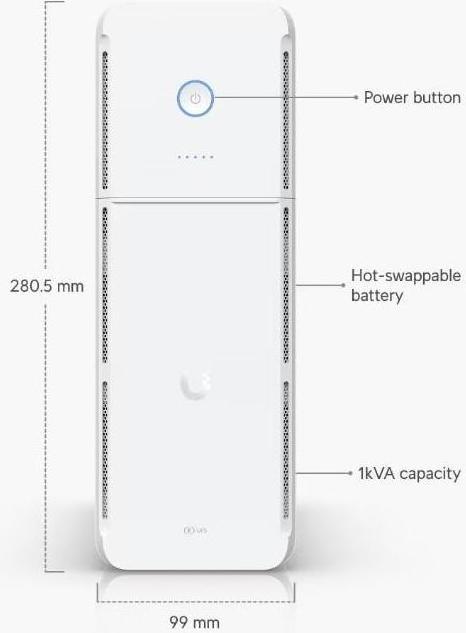 Produktbild Ubiquiti UniFi UPS-Turm (1000 VA, 600 W)