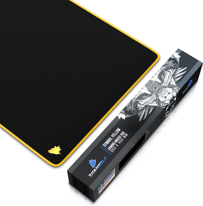 Actual product image Titanwolf Gaming Mouse Pad, XXL Speed Gaming Mouse Pad Mouse Pad / Extra Large Surface of 900 x 400mm (XXL)