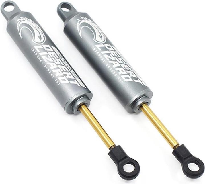Produktbild Yeah Racing Stossdämpfer Desert Lizard Two Stage Grau, 100 mm