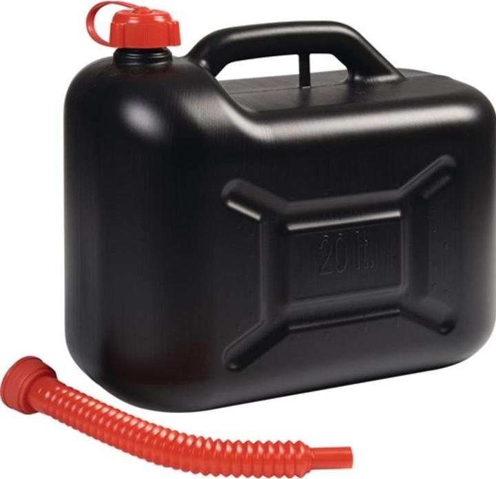 Produktbild HP Autozubehör Transportkraftstoffkanister Inh.20l schwarz HD-PE L405xB210xH350mm NOW