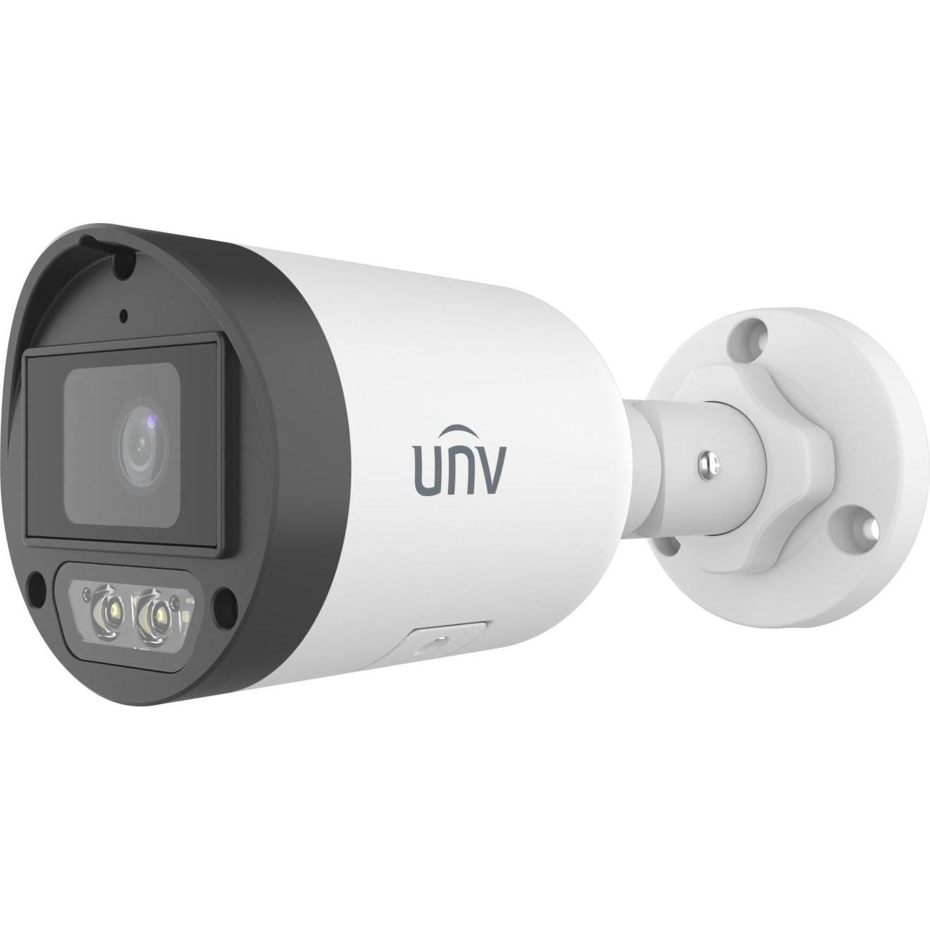 Uniview EasyBasic 4MP Dual-Light-Röhrenkamera, mit 4-mm-Festobjektiv, Mikrofon (DL2), Telecamera di rete