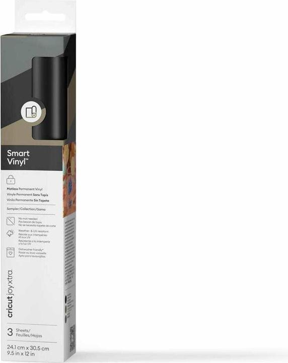 Actual product image Cricut Smart Vinyl Permanent Joy Xtra 241x305cm 3 sheets Classics Sampler (P)