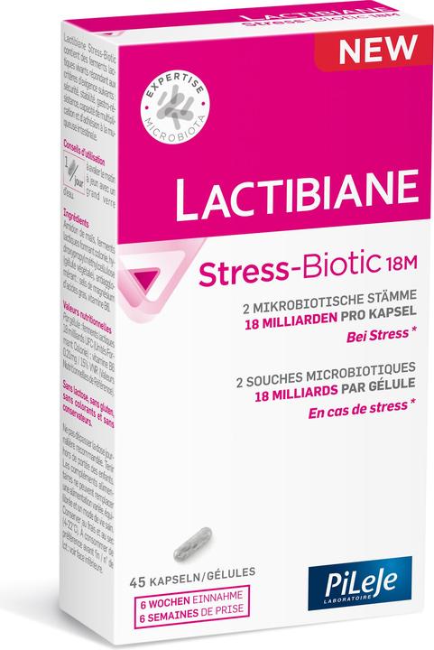 Produktbild Lactibiane Stress-Biotic 18M Kaps (45 Stück, Kapseln, 46 g)