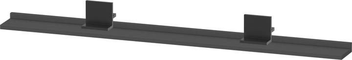 Actual product image Duravit Sivida shelf, holder diamond black matt, 1280x115x35mm