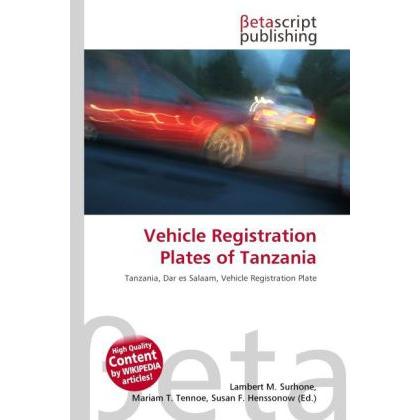 Vehicle Registration Plates of Tanzania, Ratgeber