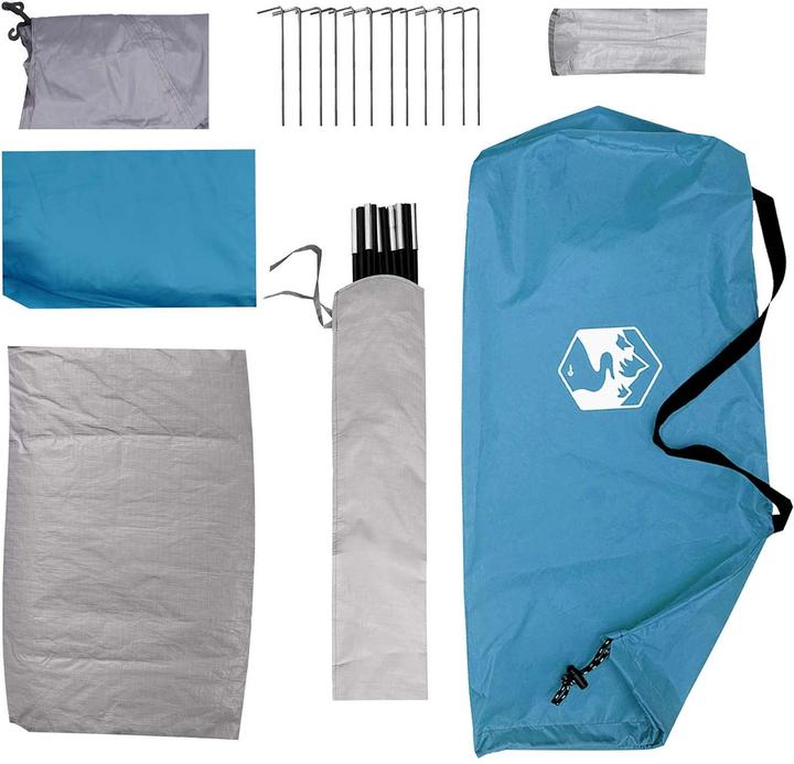 Produktbild vidaXL Campingzelt (4.30 kg, 4 Personen)