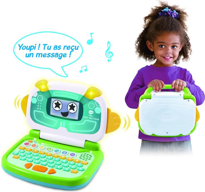 Immagine prodotto VTech Clic, mon ami l'ordi bleu / vert (Francese, 3 - 6 anni)