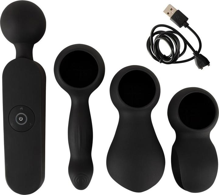 Actual product image Couples Choice wall vibrator with 3 attachments