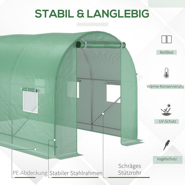 Produktbild Outsunny Foliengewächshaus